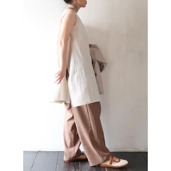 evam eva（エヴァムエヴァ） チュニック レディース pin check tunic