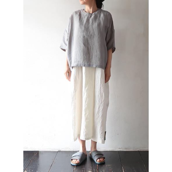 evam eva（エヴァムエヴァ） プルオーバー レディース linen pullover