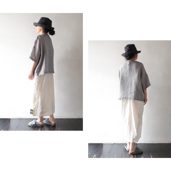 evam eva（エヴァムエヴァ） プルオーバー レディース linen pullover