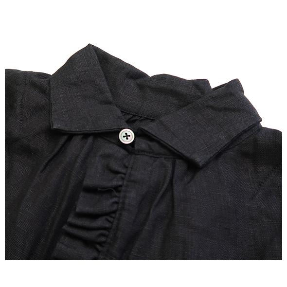 KAPITAL キャピタル シャツ レディース リネンキャンバス フリル