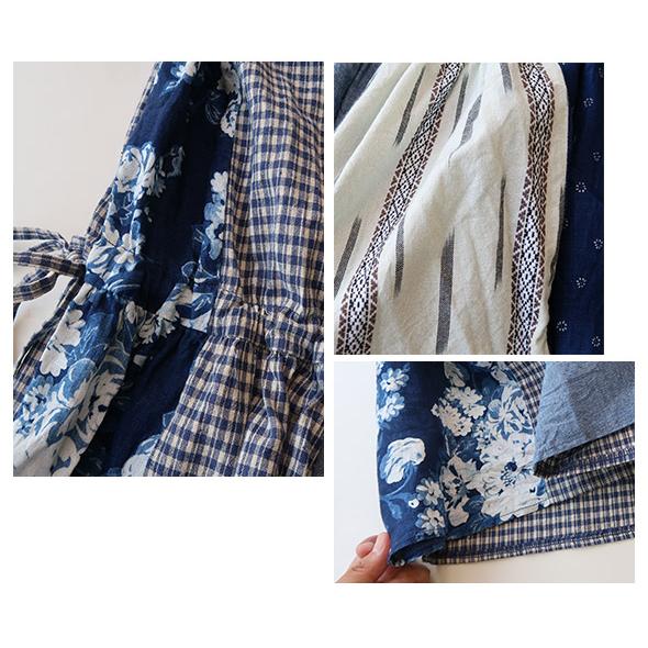 KAPITAL キャピタル ワンピース レディース パッチワークカーロ