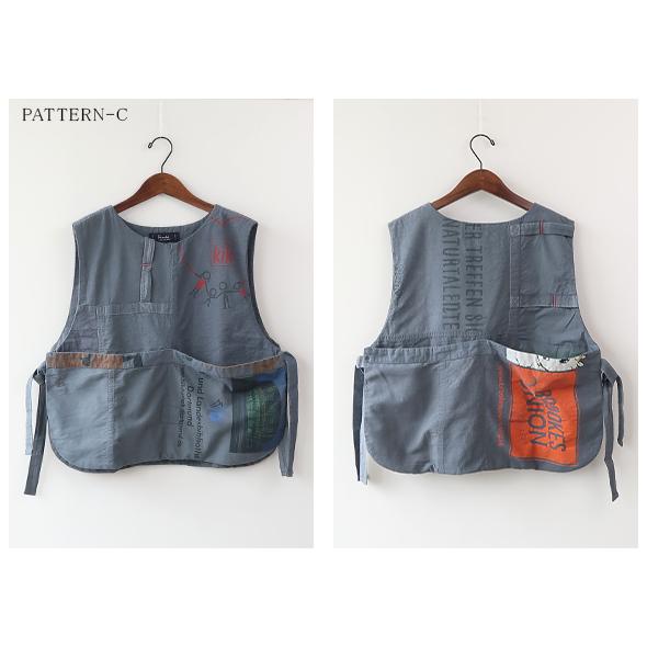 定価3.7万 TIGRE BROCANTE ティグルブロカンテ ベスト リメイク TIGRE BROCANTE ティグルブロカンテ ベスト レディース プリント