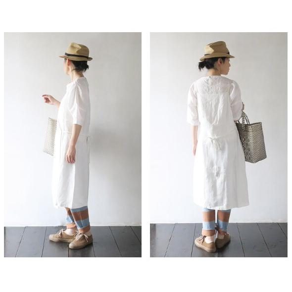 evam eva カシュクールワンピース evam eva／リネンカシュクール ワンピース | Beignets Online