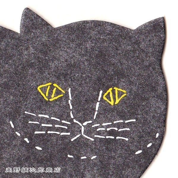トモタケ 凸版印刷コースター5枚セット CAT ネコ【レターパックプラス 