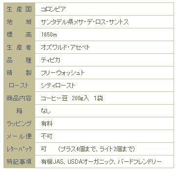 エル・ローブレ農園シティロースト　コロンビア【コーヒー豆 200g】【レターパックプラス可4個まで】【レターパックライト可2個まで】D｜takano-coffee｜06