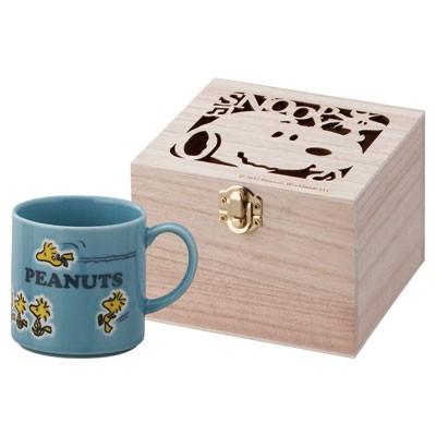 ハーモニック ピーナッツ snoopyスヌーピー 木箱入マグ（follow me