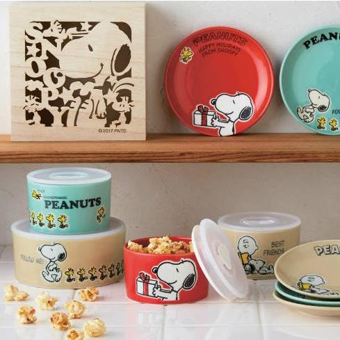 ハーモニック ピーナッツ snoopy スヌーピー 小皿セット : ギフト