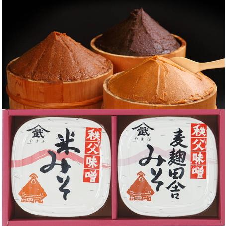 新井武平商店 秩父ヤマブ味噌カップ詰2個入り : ギフトハウスタカノ