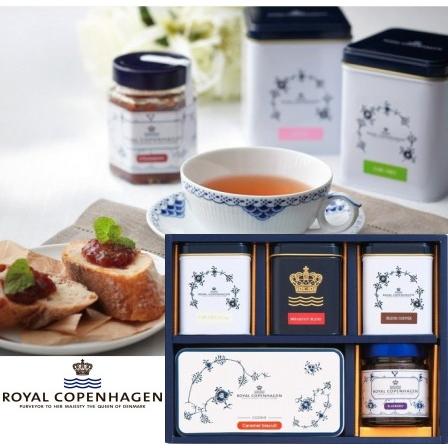 Royal Copenhagen ロイヤルコペンハーゲン紅茶・コーヒー・クッキーセット ギフトご挨拶　お礼 出産内祝い 新築内祝い 快気祝い 結婚内祝い 内祝い お返し 法要｜takano-gift