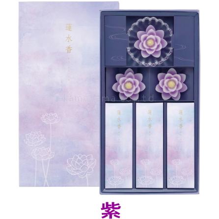 薫寿堂（KUNJUDO） カメヤマ ろうそく 蓮水香 白檀の香り お線香／蓮