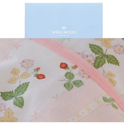 WEDGWOOD WEDGWOODウェッジウッド ワイルドストロベリー 綿毛布 WEDGWOOD WEDGWOODウェッジウッド ワイルドストロベリー 綿毛布