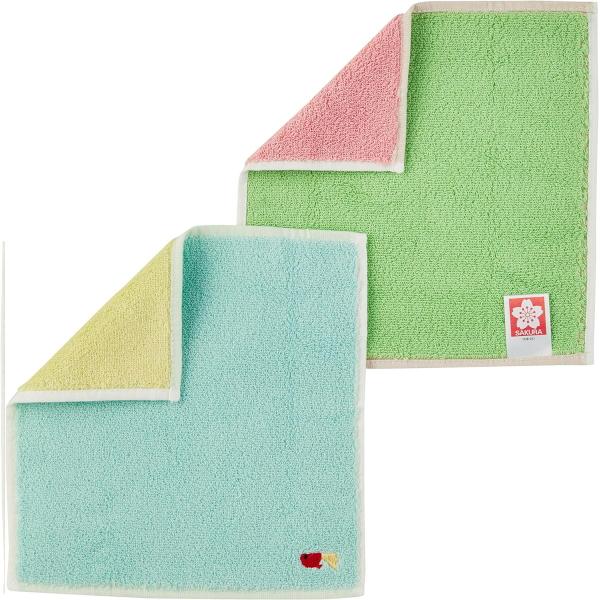 サクラクレパス クレパスタオル タオルハンカチ2枚セット CR23100