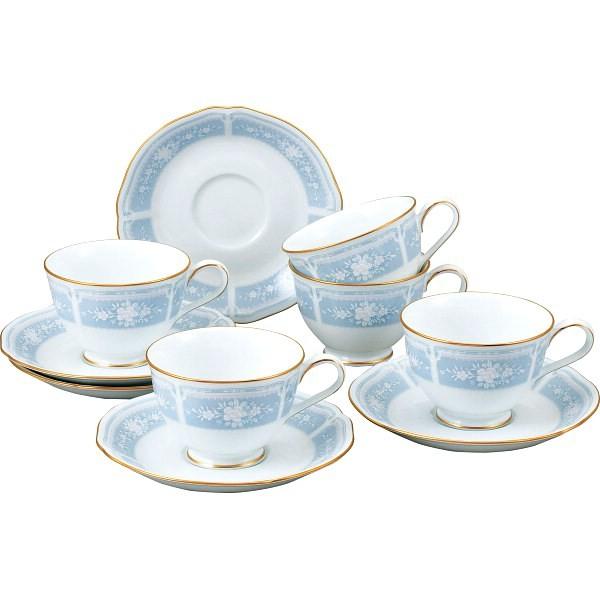 ノリタケ 【ノリタケ】レースウッドゴールド ティー・コーヒー碗皿5客