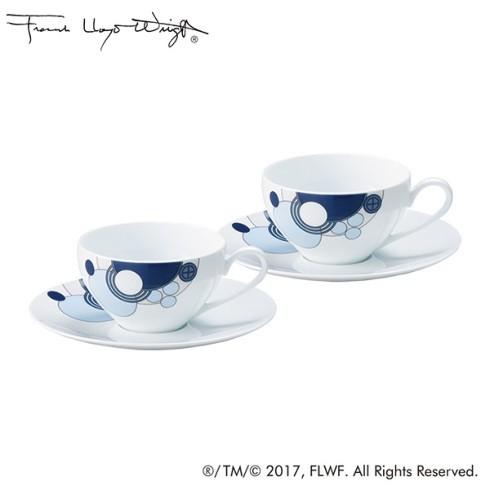 ノリタケフランクロイドシリーズプレート皿三枚 特集 FRANK LLOYD WRIGHT DESIGN TABLEWARE フランク・ロイド・ライト