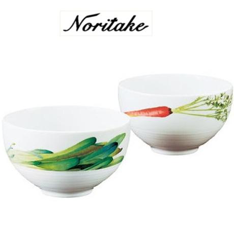 ノリタケ 【ノリタケ】≪京香旬彩≫ マルチボウルペアセット（絵変り