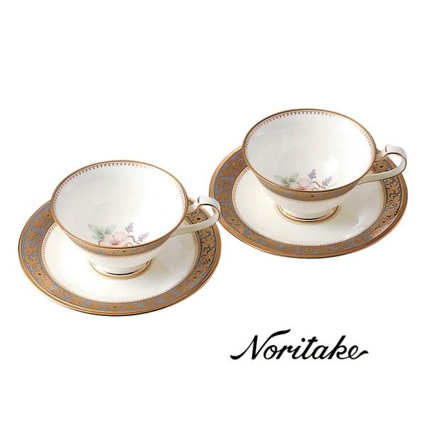 ノリタケ - 【】≪グランブロシェ≫ 紅茶・珈琲碗皿西洋ナシ