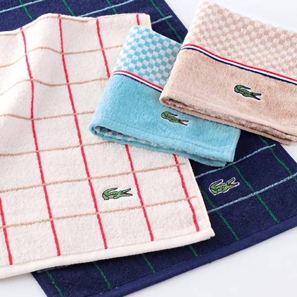 LACOSTE LACOSTE-ラコステ- Lコンセール・フェイスタオル2枚セット 