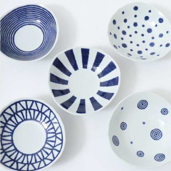 SAIKAI 波佐見焼 藍玉 小鉢揃 19865 : ギフトハウスタカノYahoo!店