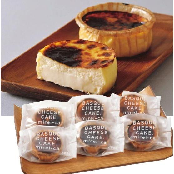 北海道 みれい菓 バスクチーズケーキセット : ギフトハウスタカノYahoo