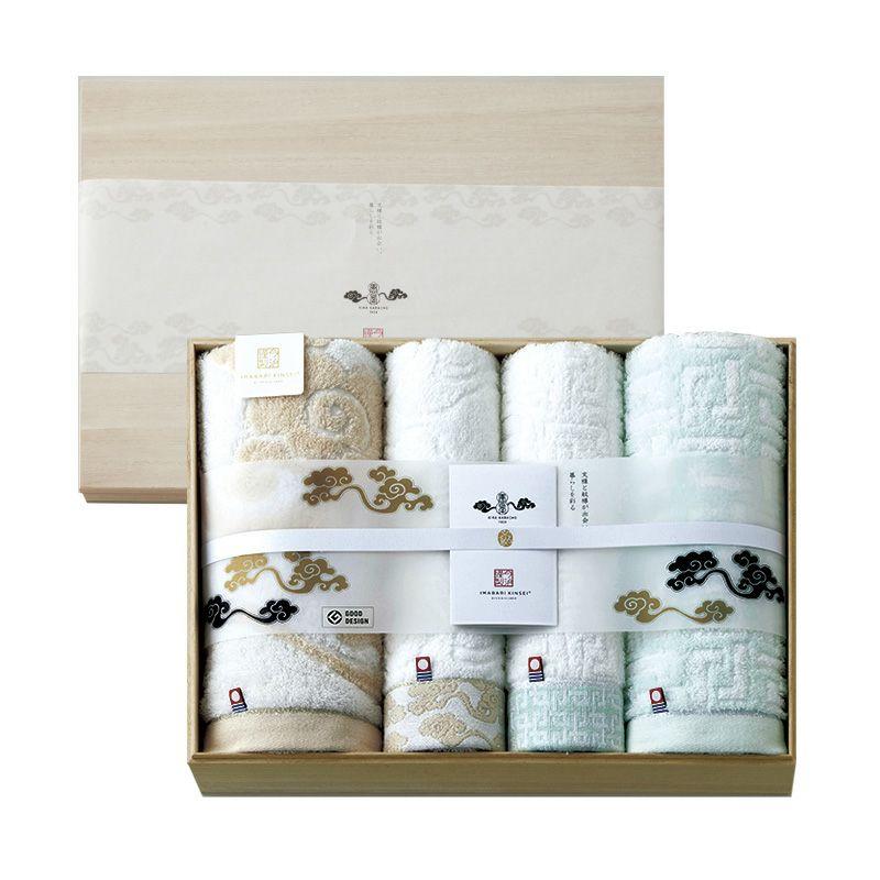 未使用 今治タオル 今治謹製 雲母唐長タオル セット 今治タオル（imabari towel） 今治謹製 雲母唐長（KIRA KARACHO)タオル