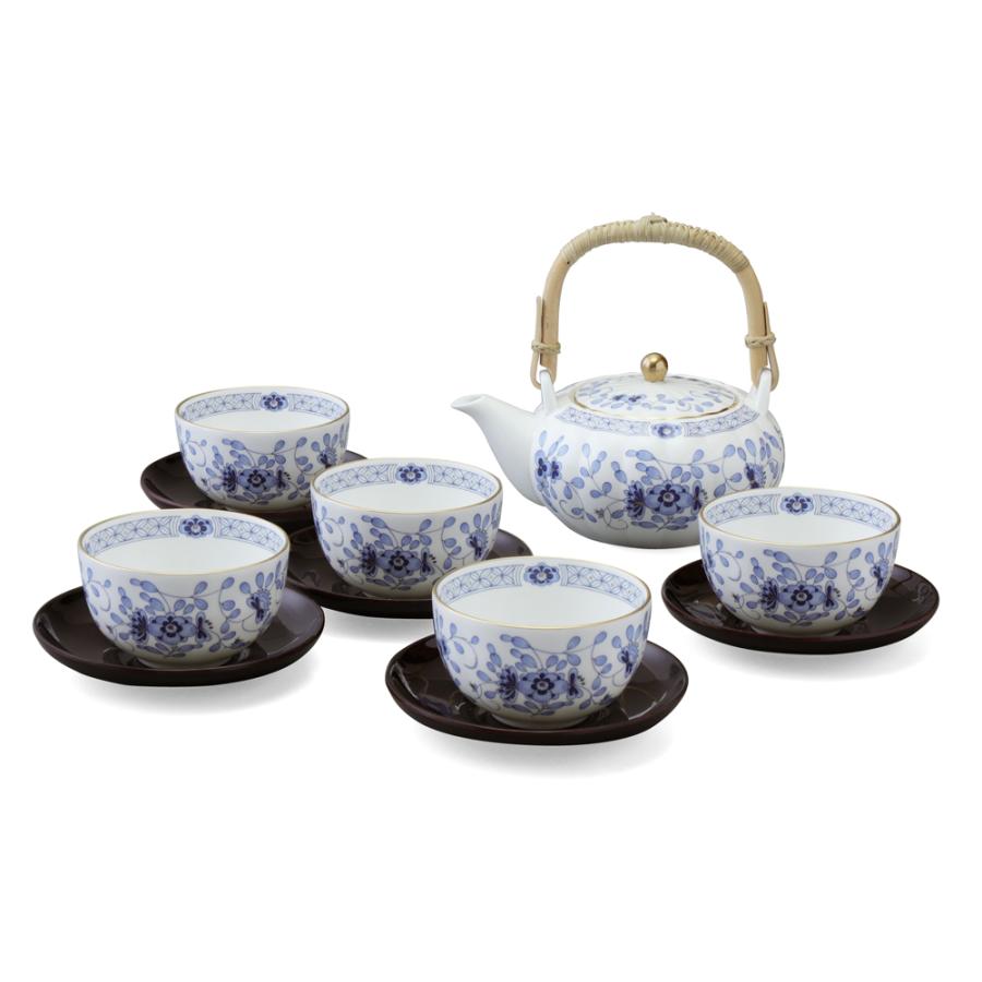 NARUMI 【ナルミ】ミラノ 茶器揃い(茶たく付) 5人用 (9682-23031