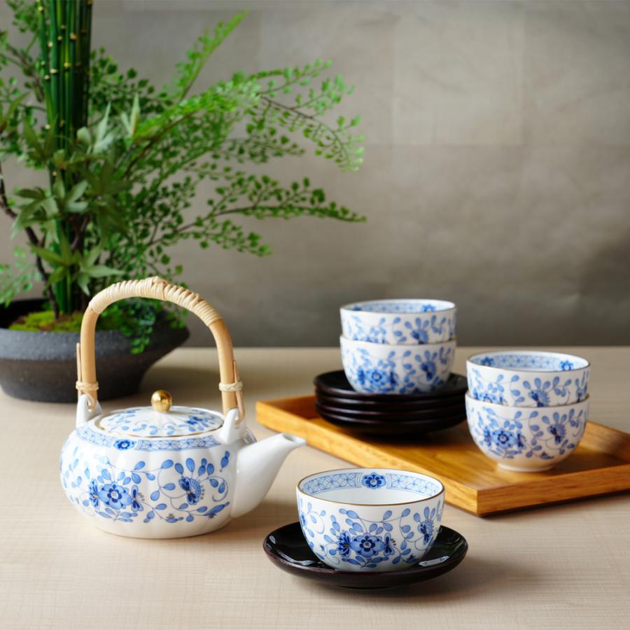 NARUMI 【ナルミ】ミラノ 茶器揃い(茶たく付) 5人用 (9682-23031