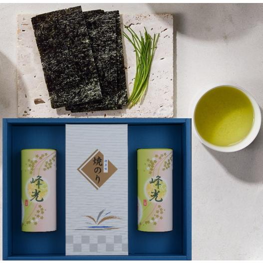 荻野商店 有明のり・静岡茶セット : ギフトハウスタカノYahoo!店