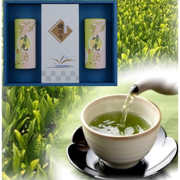 荻野商店 有明のり・静岡茶セット : ギフトハウスタカノYahoo!店