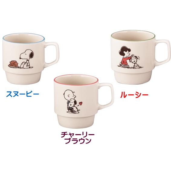 山加商店 ピーナッツ マグ(スヌーピー・チャーリーブラウン・ルーシー