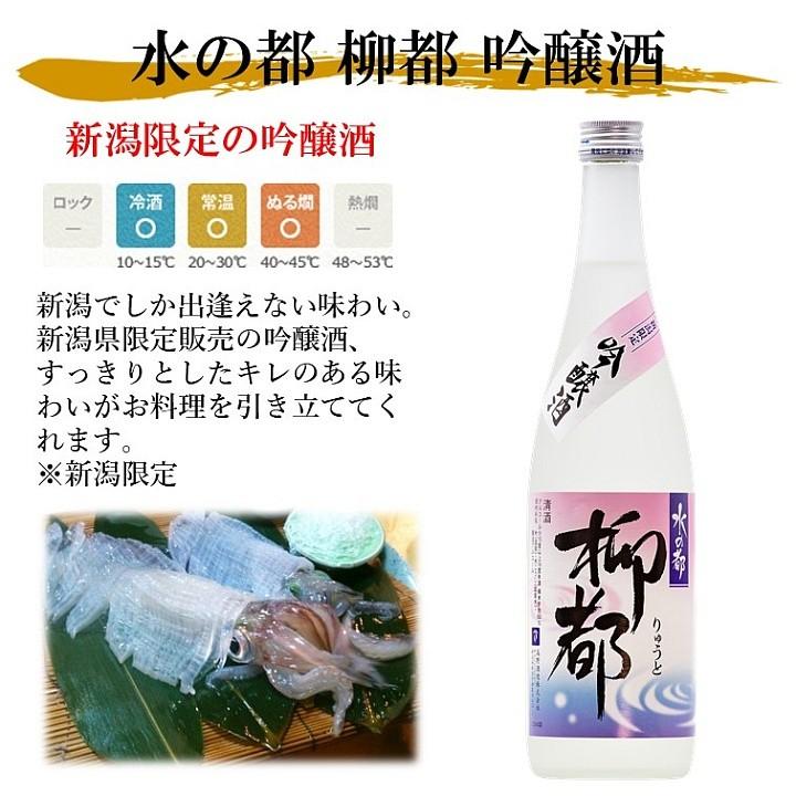 高野酒造 お歳暮 お年賀 日本酒セット 日本酒 飲み比べセット 柳都 純