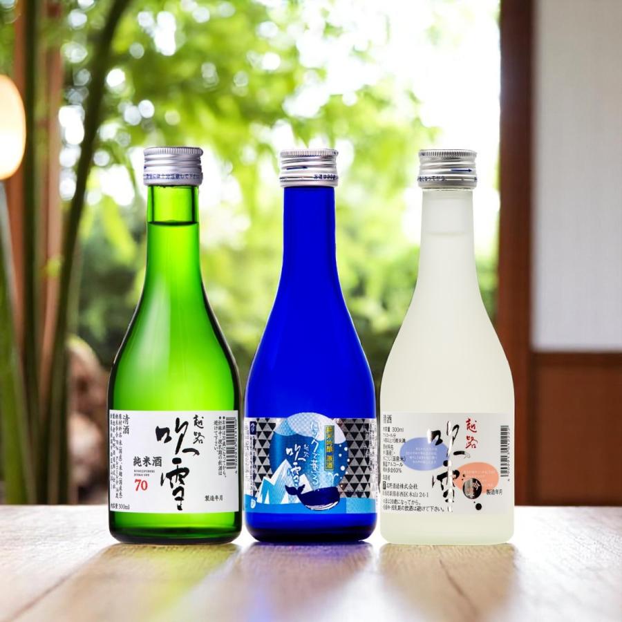 高野酒造 夏季限定 日本酒 飲み比べセット 300ml 3本 夏の冷酒 入り