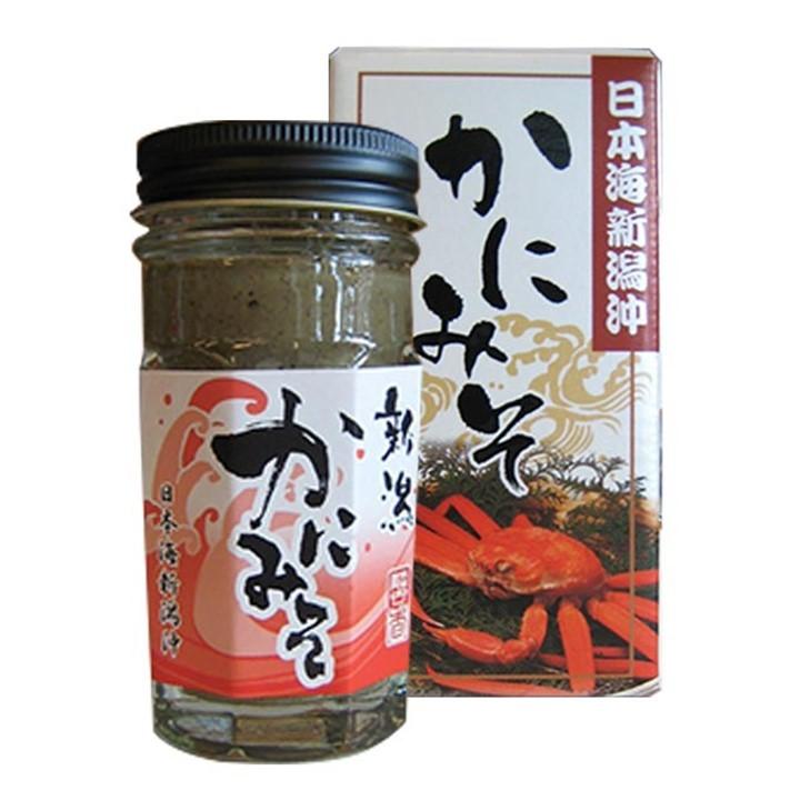 かにみそ 身入り 60g 箱入り 瓶詰め ズワイガニ かに味噌 日本海 新潟