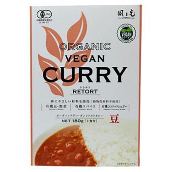正規激安 同梱 代引き不可 風と光 オーガニックヴィーガンレトルトカレー 豆 180g 24 超激安 Www Fisioterapialinares Com