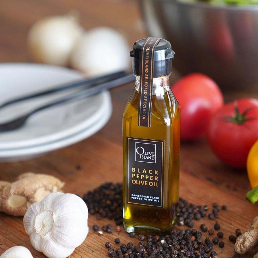 オイルギフト ブラックペッパー・本鷹唐辛子ガーリックオリーブオイル