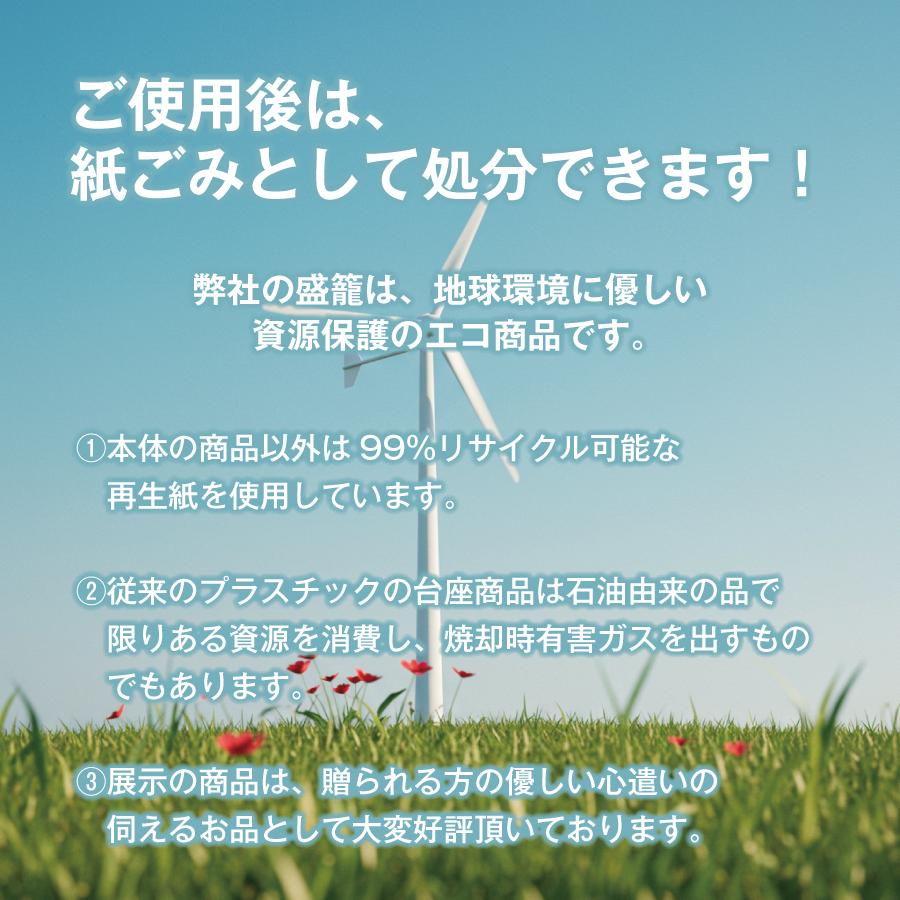 送料無料 名入れ無料 お供え 盛籠｜法事 法要 初盆 四十九日 命日 お盆 仏事 忌明け対応｜御供 お礼 お盆ギフト｜地球にやさしい組立式｜デパート品質 |  | 07