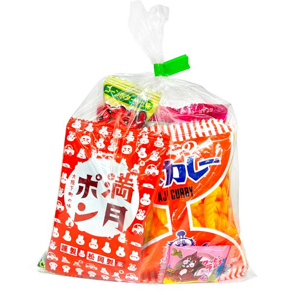 お菓子 詰め合わせ アミューズメント景品【147】 お菓子 駄菓子 袋 詰め合わせ 5点 セット (B150) (祭り お月見 十五夜