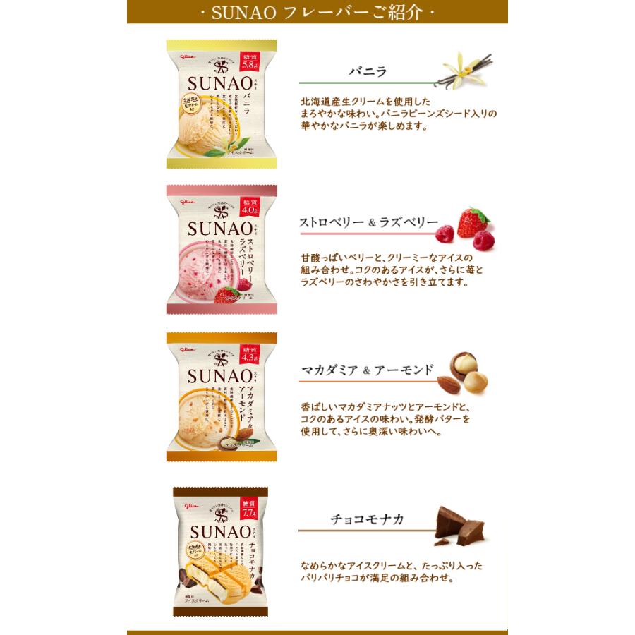 SUNAO(グリコ) 江崎グリコ SUNAO (6×3)18入 (冷凍 SUNAO(グリコ) 江崎グリコ SUNAO (6×3)18入 (冷凍