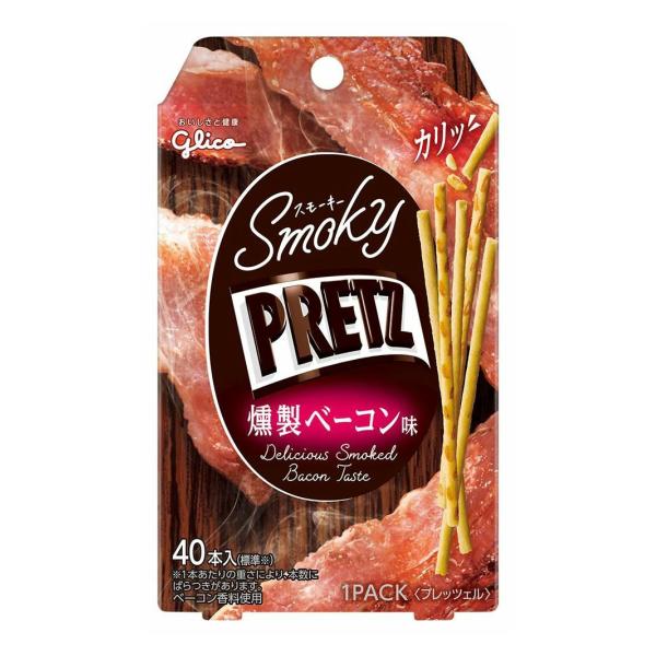 国内最安値 江崎グリコ スモーキープリッツ 燻製ベーコン味 １４ １２ １６８入 本州一部送料無料 即納最大半額 Www Thedailyspud Com