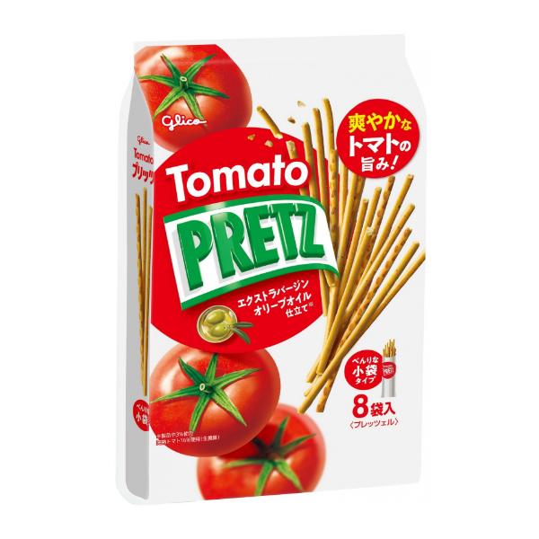 ぷりこ グリコ（glico） 江崎グリコ トマトプリッツ 110g×6袋入 (大袋 トマト
