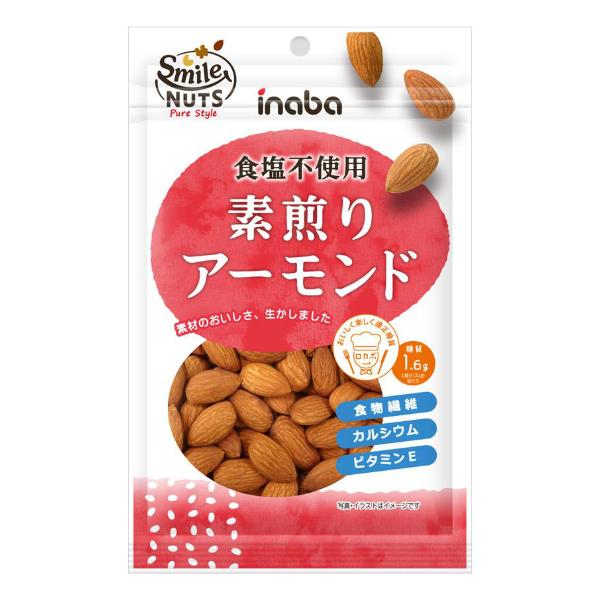 稲葉ピーナツ 92g 素煎りアーモンド (10×6)60入 (ロカボ 低糖質 糖質オフ お菓子 おやつ) (ケース販売)(Y10) 本州一部送料無料_1