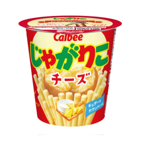 カルビー じゃがりこ チーズ 55g×12入 (スナック お菓子 おやつ まとめ買い 箱買い)｜takaoka