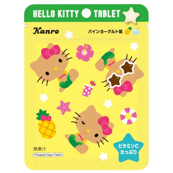 Kanro（カンロ） 26g ハローキティタブレット パインヨーグルト (6×6