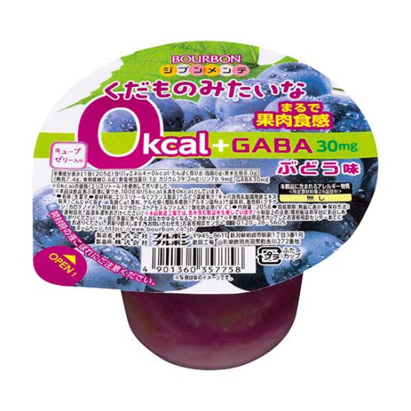 ブルボン くだものみたいな0kcal＋GABA ぶどう味 (12×4)48入 (ゼロカロリー) (Y10)(ケース販売) 本州一部送料無料｜takaoka｜02