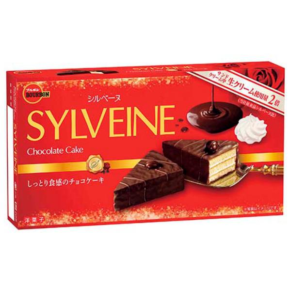 ブルボン シルベーヌ チョコレートケーキ 30箱セット ブルボン、三角形のチョコレートケーキ「シルベーヌ」に