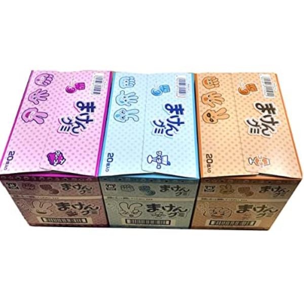 グミ 3個入り 60袋 杉本屋製菓 杉本屋 まけんグミ (20×3種)60入 (駄菓子 セット アソート