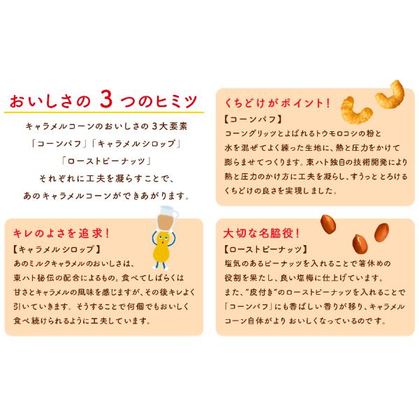 キャラメルコーン 東ハト 70g×12入 (キャラメル ピーナッツ スナック
