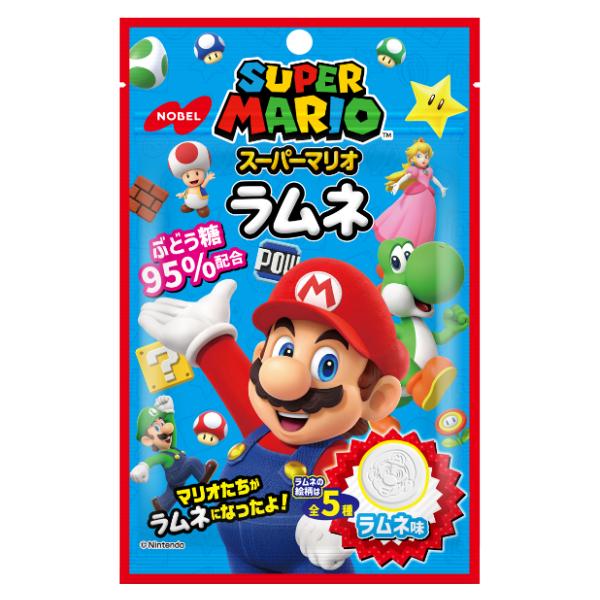 NOBEL ノーベル 40g スーパーマリオラムネ ラムネ味 (6×12)72入