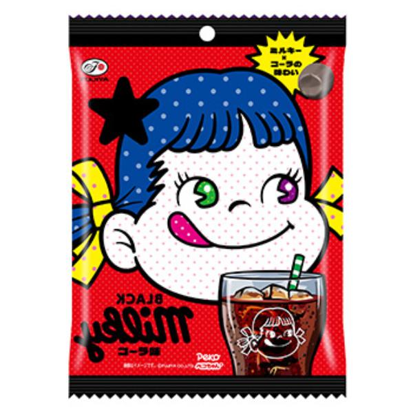 ミルキー（不二家） 不二家 64g BLACKミルキー コーラ味 袋 (6×8