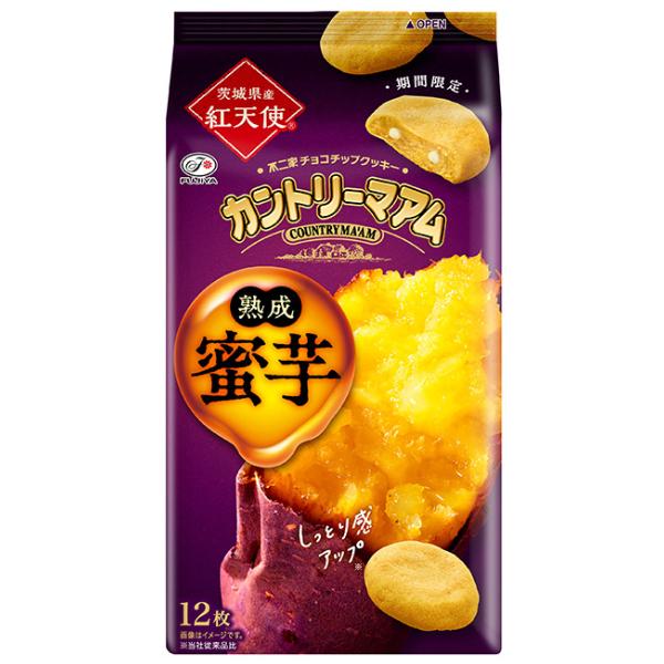 【新品未開封】カントリーマアム 厳選チョコ 熟成蜜芋 5入×6箱 カントリーマアム 不二家 熟成蜜芋 12枚×5入 (秋の味覚 さつまいも 紅