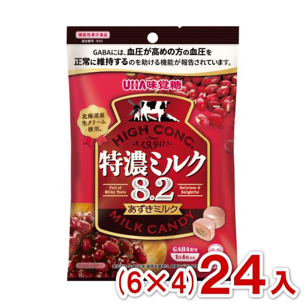 UHA味覚糖 味覚糖 93g 機能性表示食品 特濃ミルク8.2 あずきミルク (6